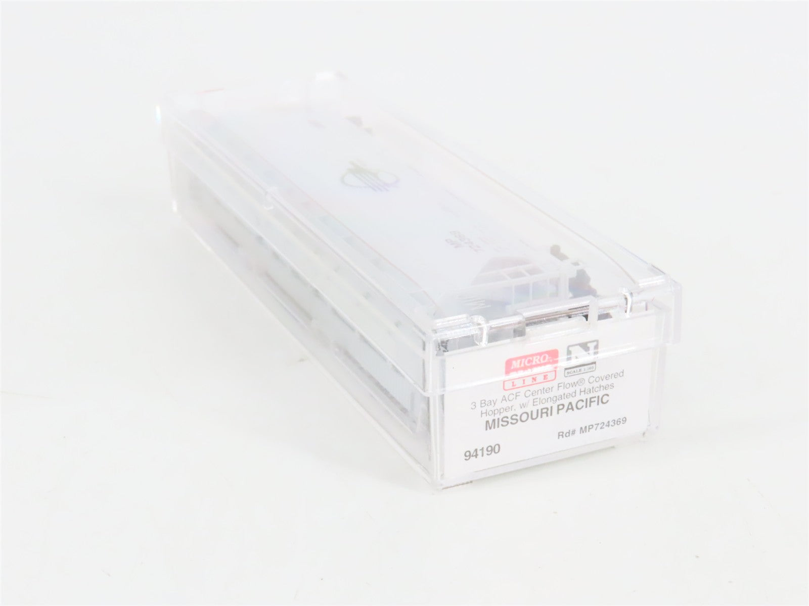 N Scale Micro-Trains 94190 MP Missouri Pacific 3-Bay Covered Hopper 724369 RTR