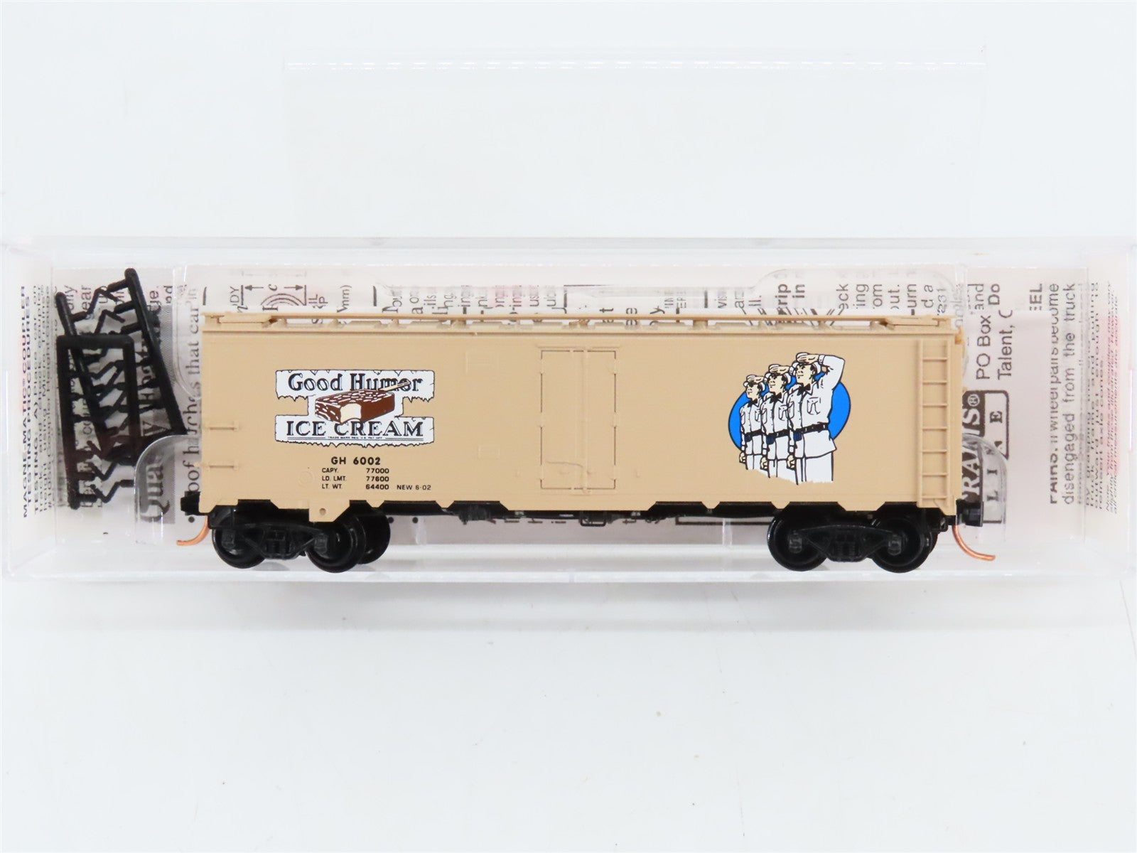 N Scale Micro-Trains 59570 GH Good Humor 40' Steel Ice Reefer 6002 RTR