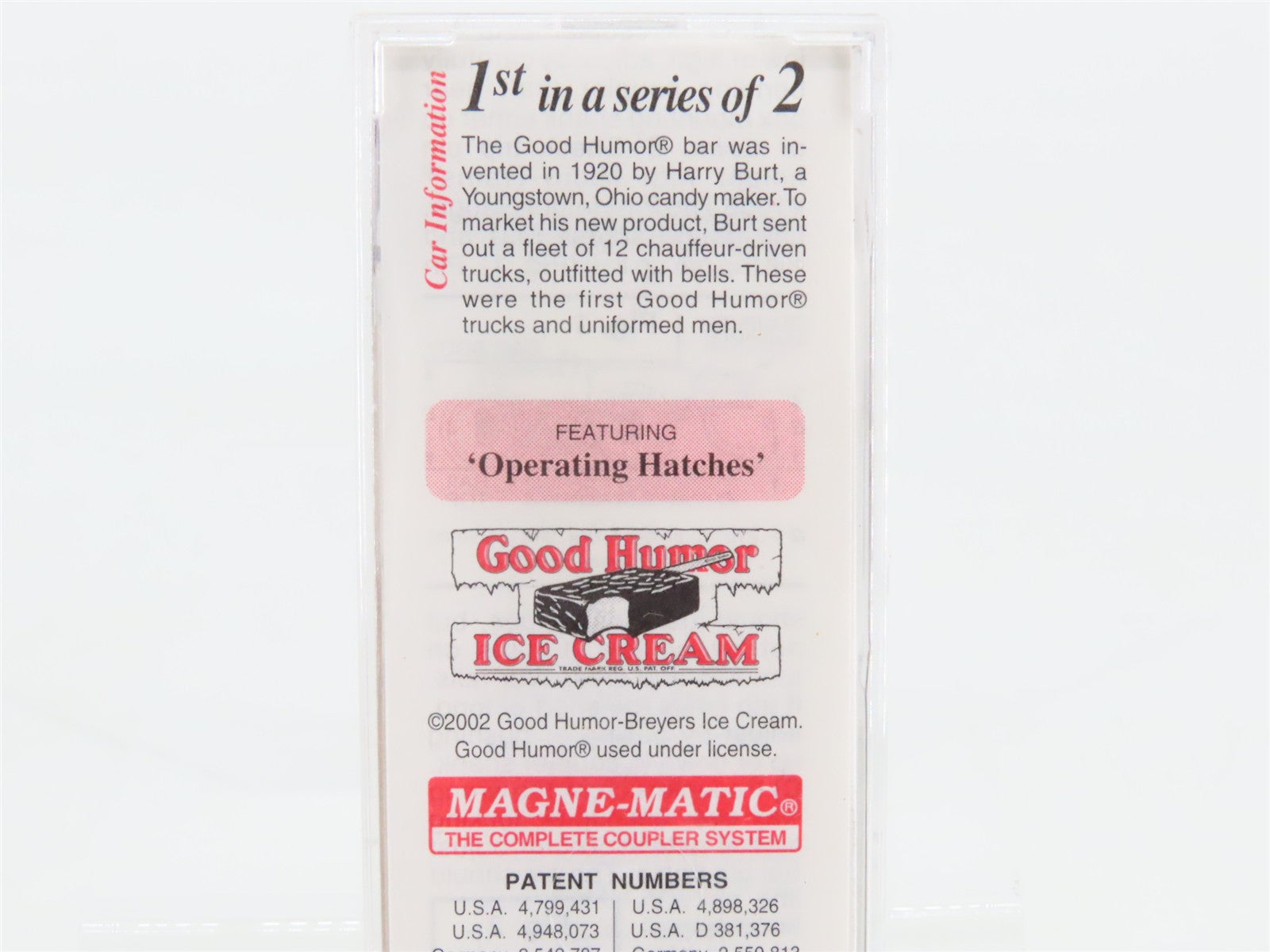 N Scale Micro-Trains 59570 GH Good Humor 40' Steel Ice Reefer 6002 RTR