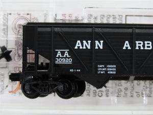 N Scale Micro-Trains 57120 AA Ann Arbor 33' 2-Bay Hopper 30920 RTR