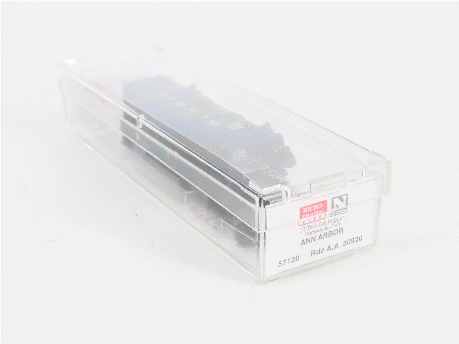 N Scale Micro-Trains 57120 AA Ann Arbor 33' 2-Bay Hopper 30920 RTR