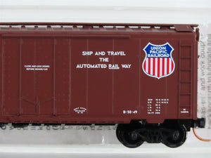 N Scale Micro-Trains 21140 UP Union Pacific 40' Plug Door Box Car 113397 RTR