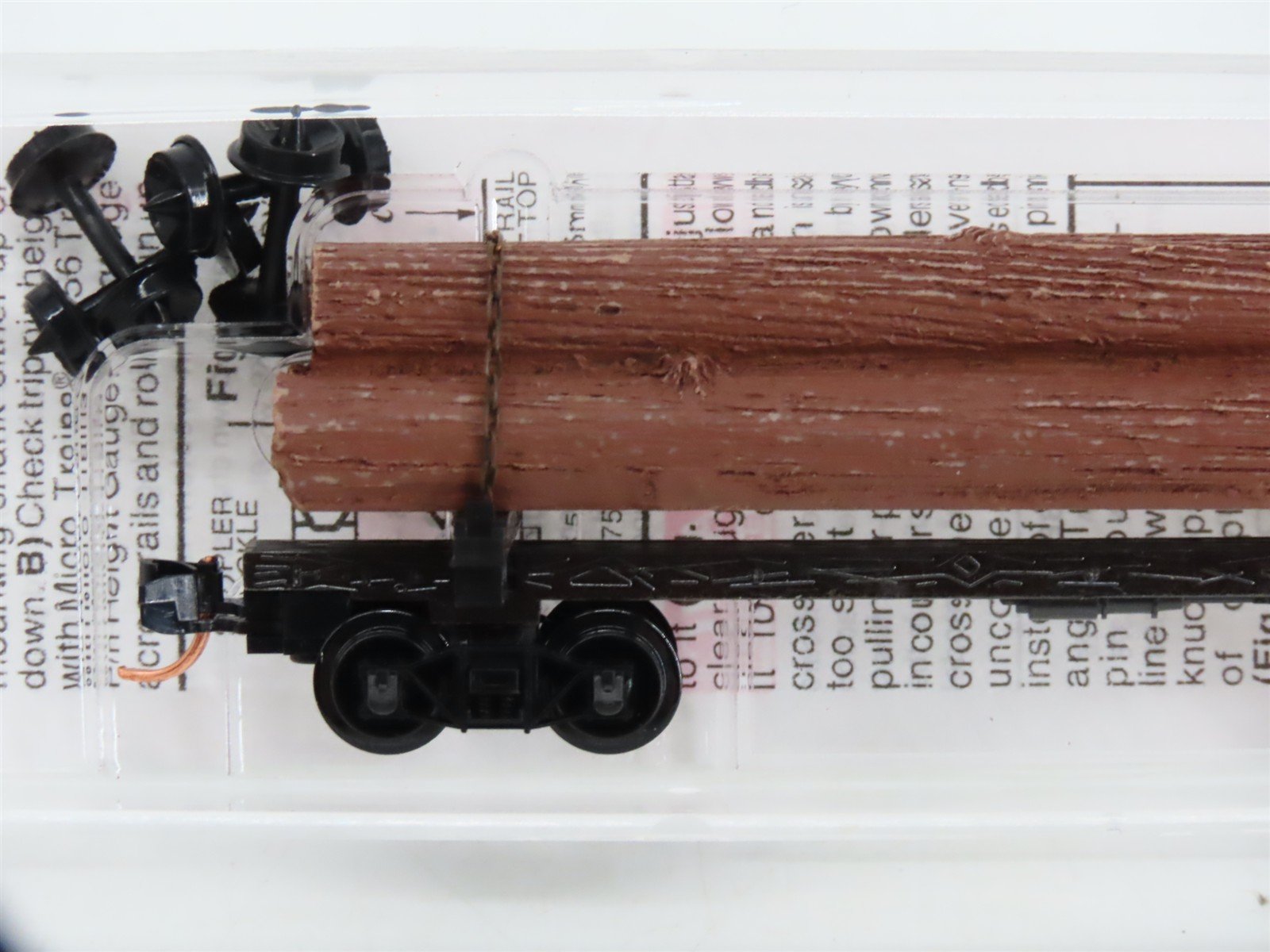 N Scale Micro-Trains 113010 40' Skeleton Log Car RTR
