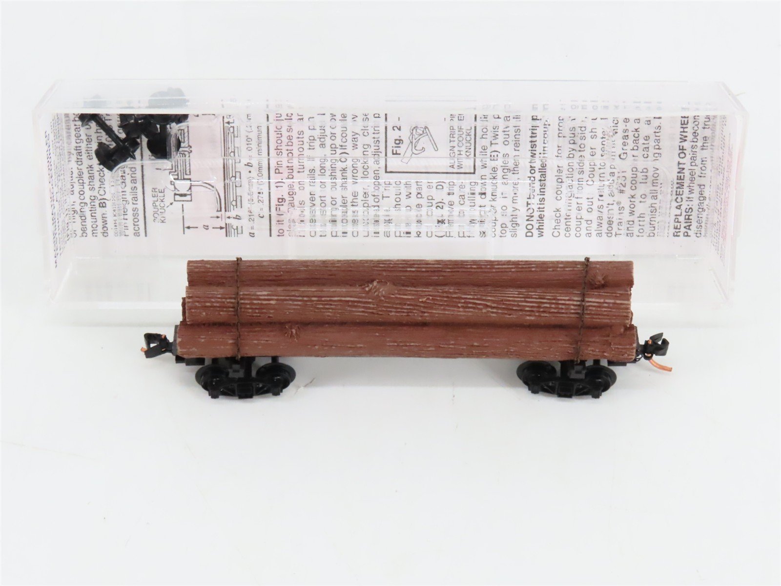 N Scale Micro-Trains 113010 40' Skeleton Log Car RTR