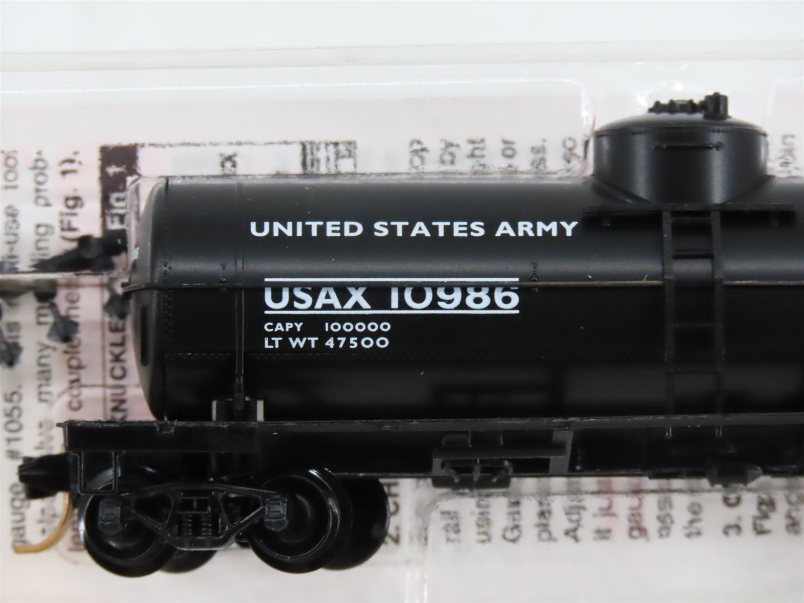 N Scale Micro-Trains 65370 USAX U.S. Army 39' Single Dome Tank Car 10986 RTR