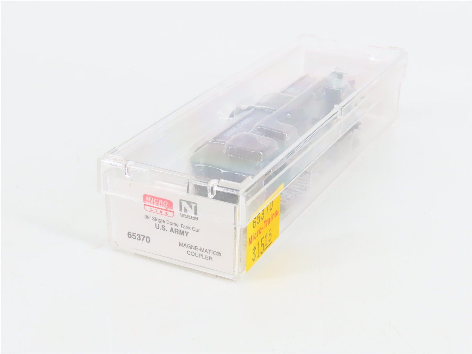 N Scale Micro-Trains 65370 USAX U.S. Army 39' Single Dome Tank Car 10986 RTR