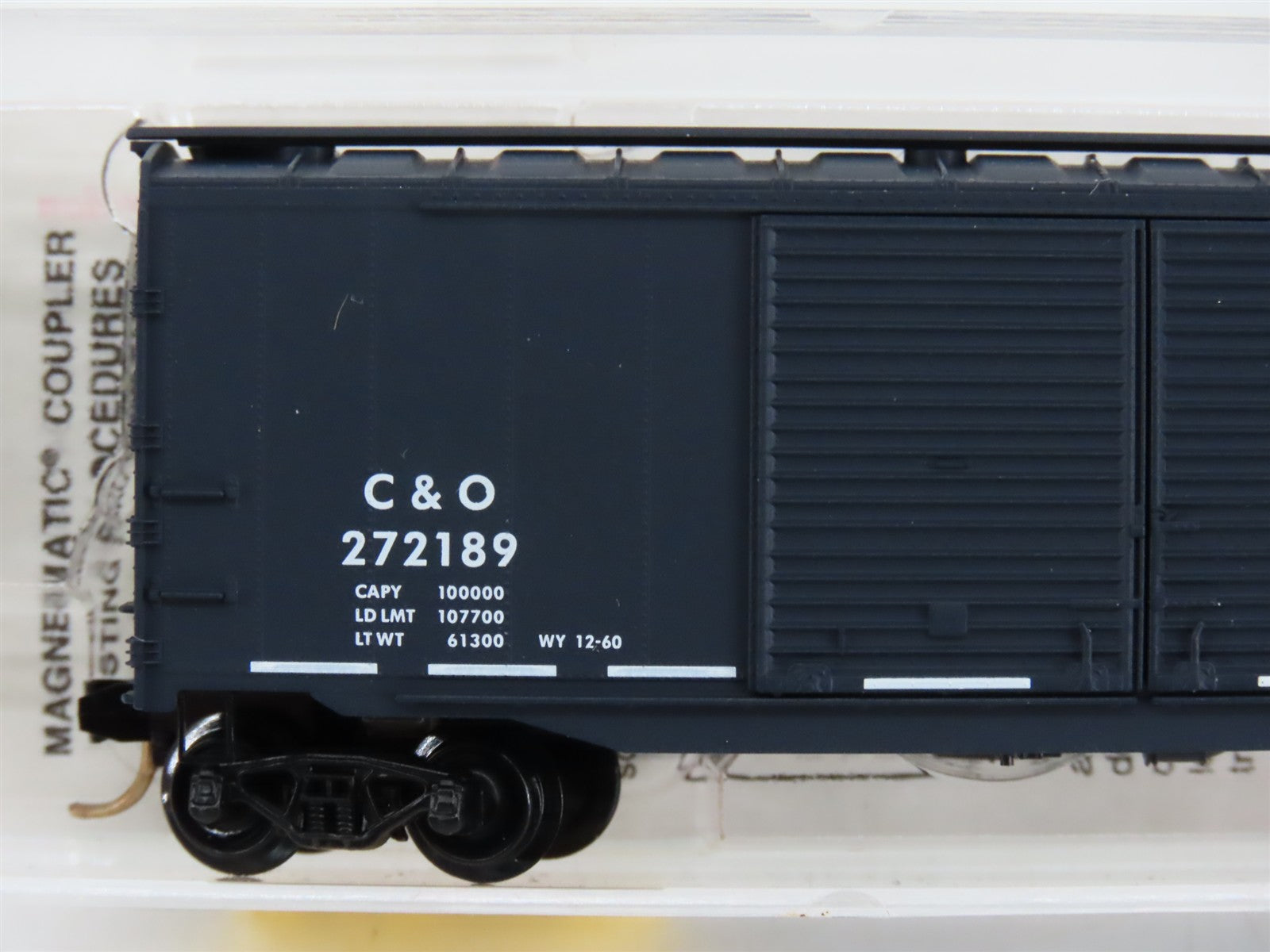 N Scale Micro-Trains 78070 C&O Chesapeake & Ohio 50' Auto Box Car 272189 RTR