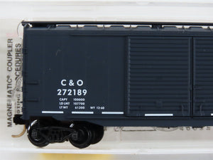 N Scale Micro-Trains 78070 C&O Chesapeake & Ohio 50' Auto Box Car 272189 RTR