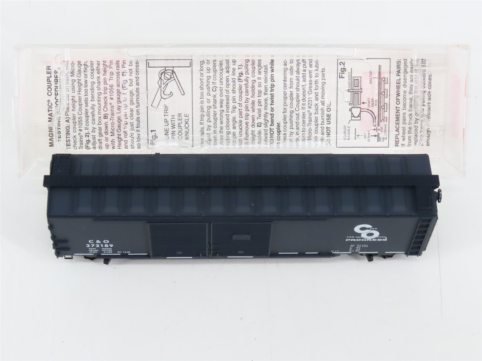 N Scale Micro-Trains 78070 C&O Chesapeake & Ohio 50' Auto Box Car 272189 RTR