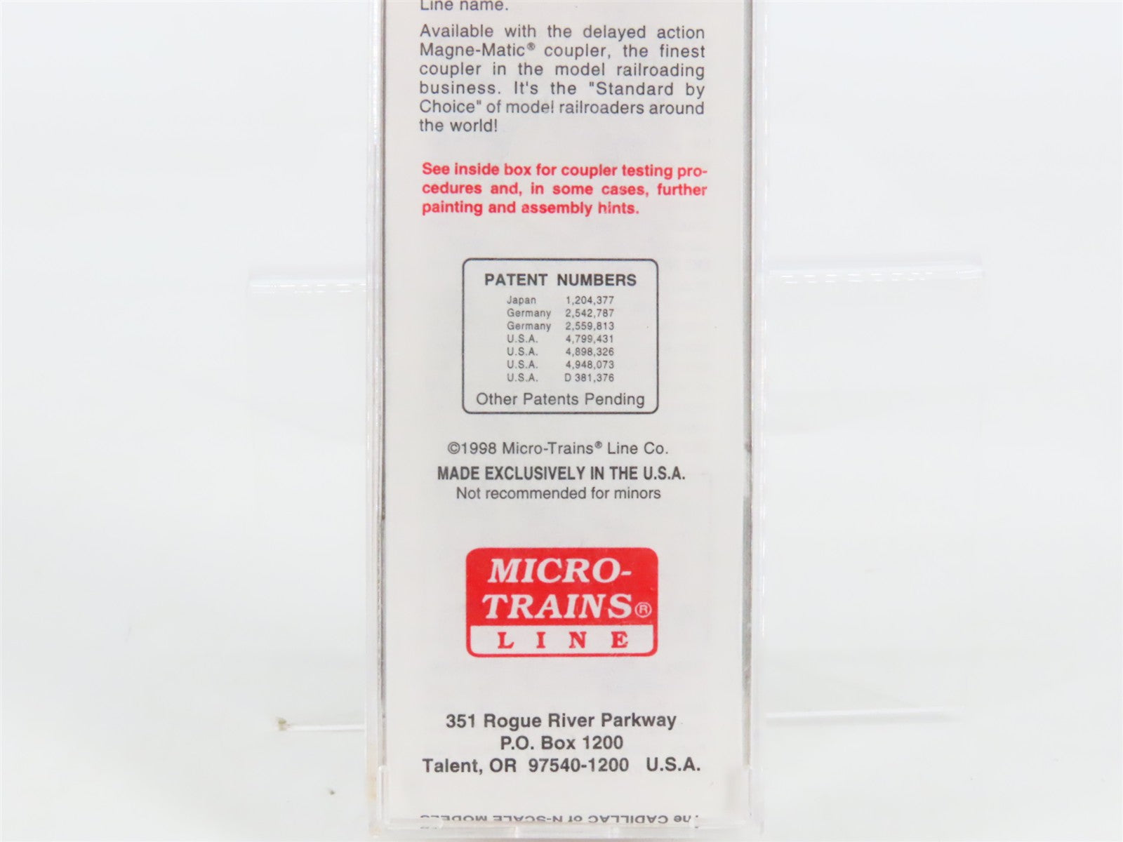 N Scale Micro-Trains 78070 C&O Chesapeake & Ohio 50' Auto Box Car 272189 RTR