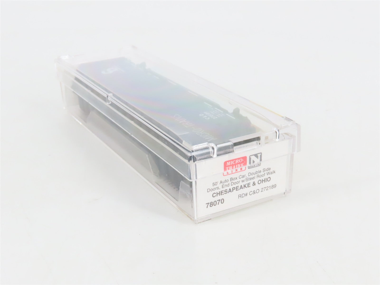N Scale Micro-Trains 78070 C&O Chesapeake & Ohio 50' Auto Box Car 272189 RTR