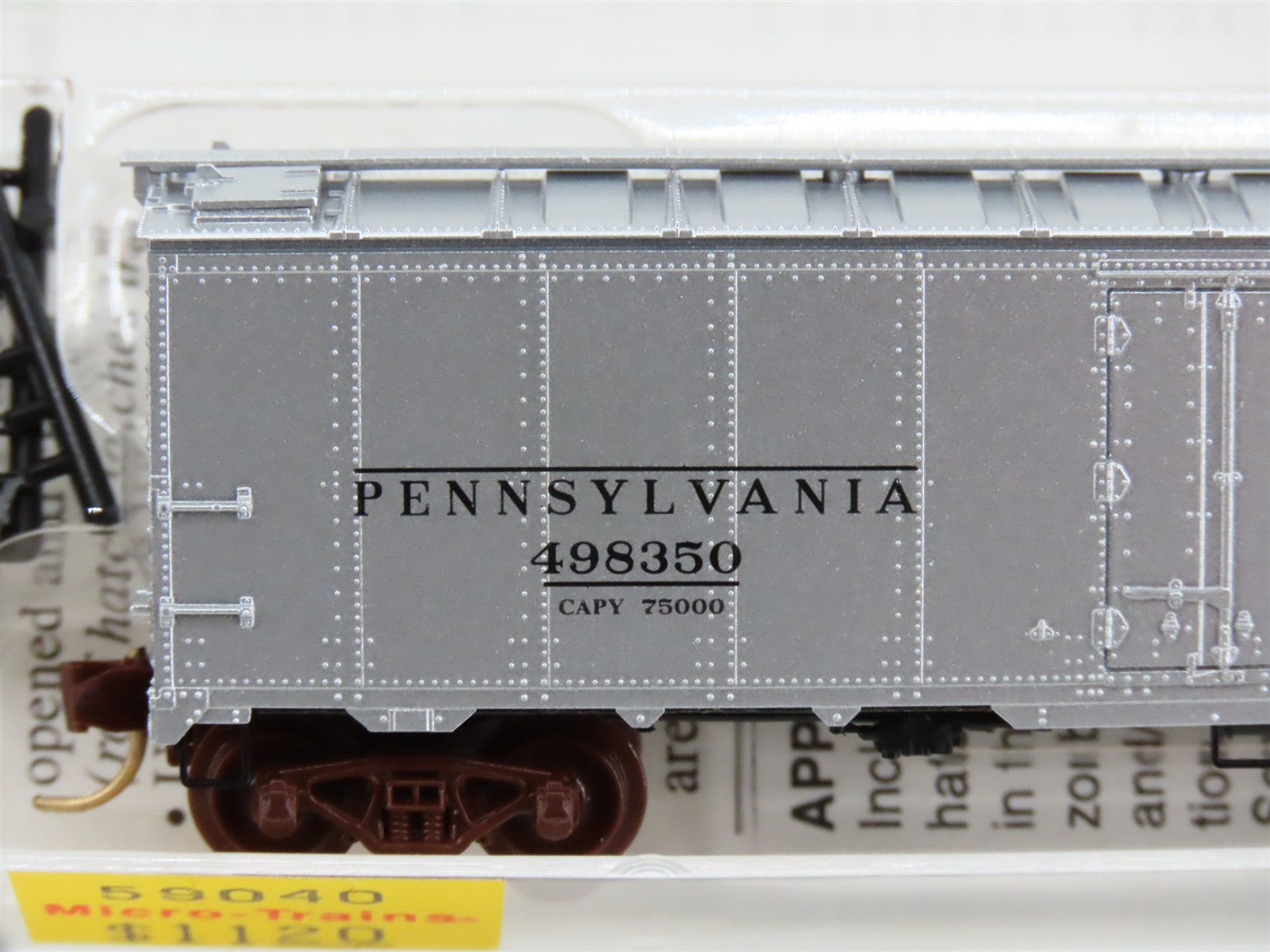 N Scale Micro-Trains 59040 PRR Pennsylvania 40' Ice Reefer 498350 RTR
