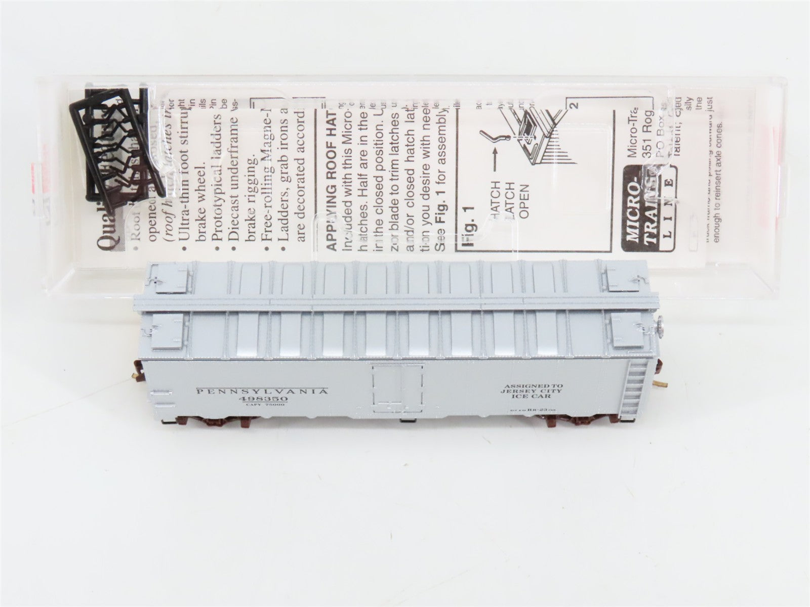 N Scale Micro-Trains 59040 PRR Pennsylvania 40' Ice Reefer 498350 RTR