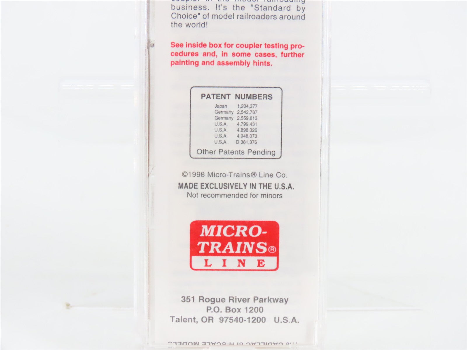 N Scale Micro-Trains 51010 CP Canadian Pacific 34' Caboose 435053 RTR