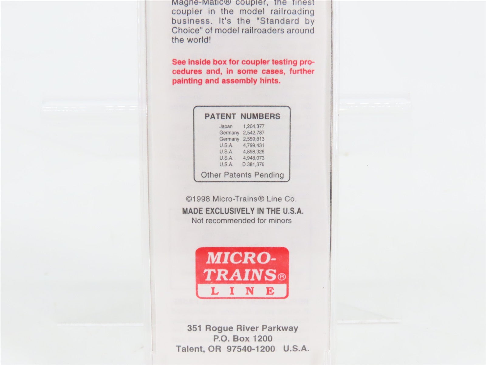 N Scale Micro-Trains 74040/1 CP Canadian Pacific 40' Box Car 285608 RTR