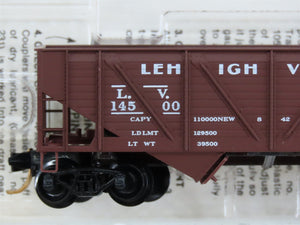 N Scale Micro-Trains 57030 LV Lehigh Valley 33' 2-Bay Composite Side Hopper RTR