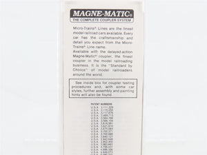 N Scale Micro-Trains 57030 LV Lehigh Valley 33' 2-Bay Composite Side Hopper RTR