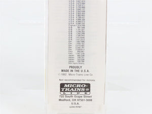 N Scale Micro-Trains 57030 LV Lehigh Valley 33' 2-Bay Composite Side Hopper RTR