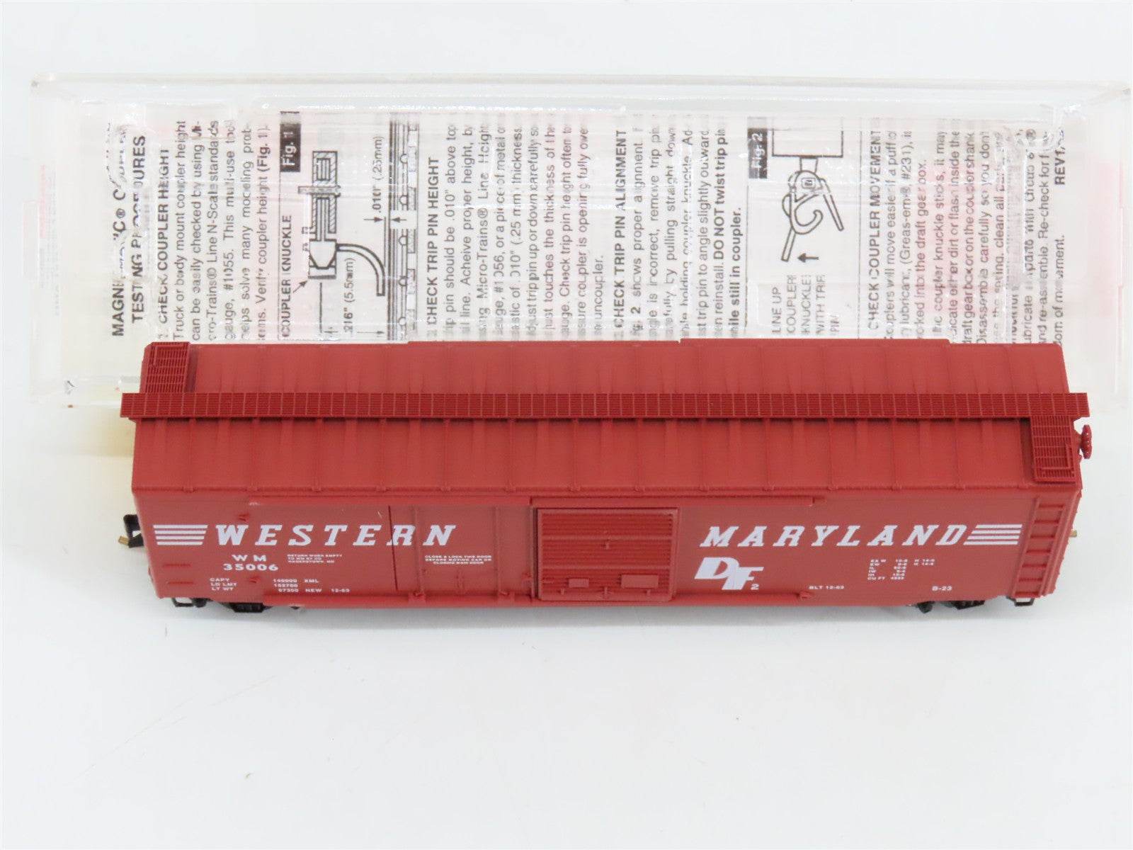 N Scale Micro-Trains 33070 WM Western Maryland 50' Box Car 35006 RTR
