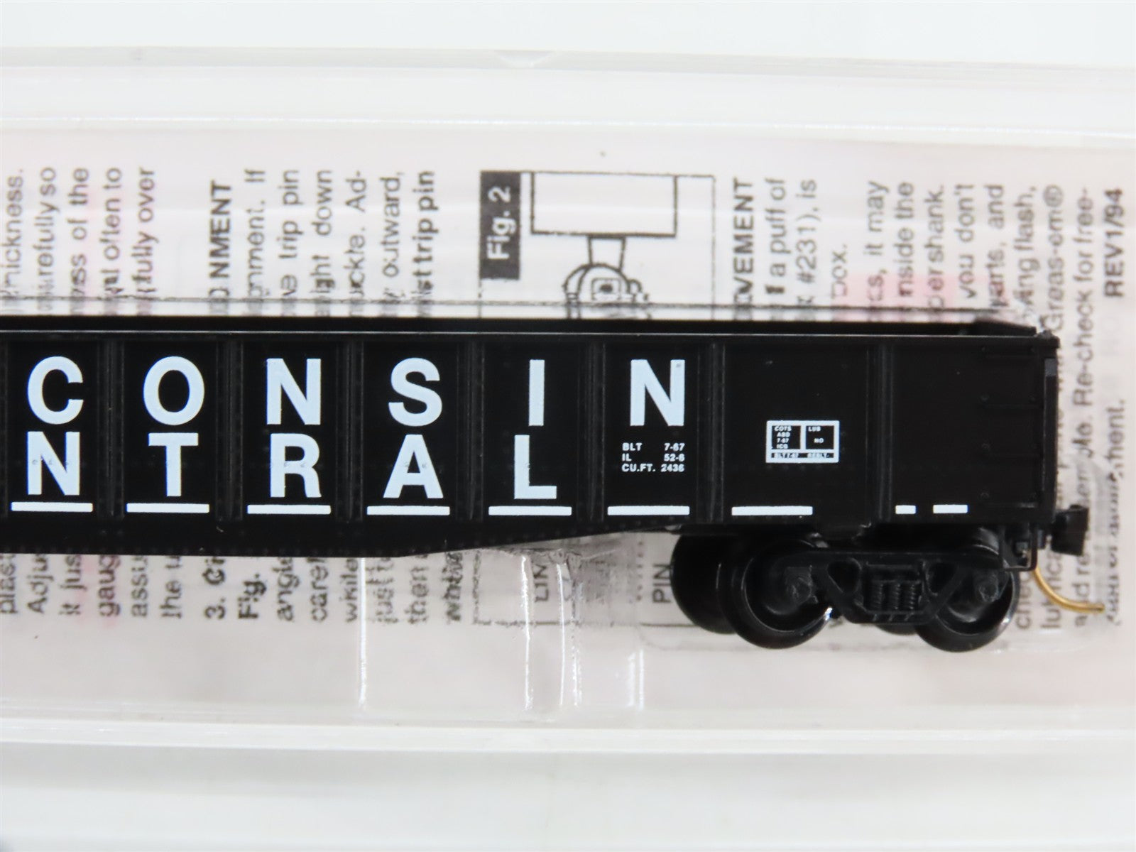 N Scale Micro-Trains 46330 WC Wisconsin Central 50' Gondola 55169 RTR
