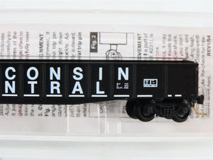 N Scale Micro-Trains 46330 WC Wisconsin Central 50' Gondola 55169 RTR