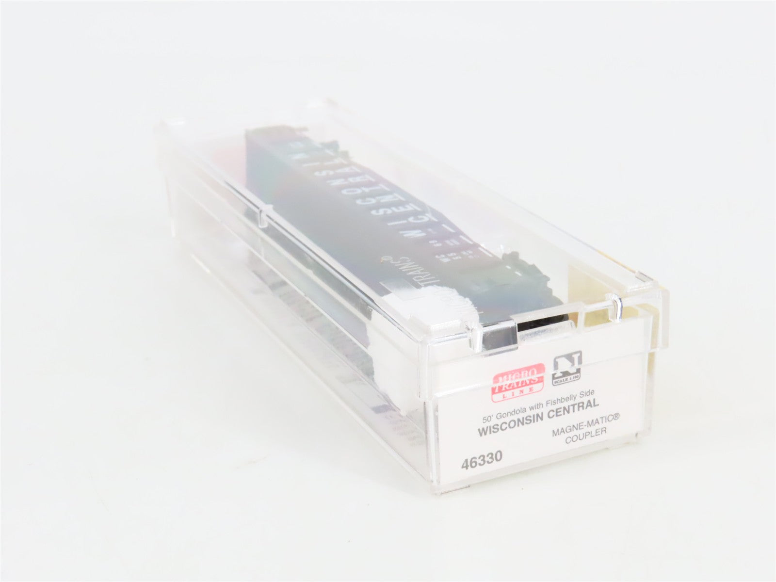 N Scale Micro-Trains 46330 WC Wisconsin Central 50' Gondola 55169 RTR