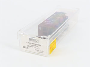 N Scale Micro-Trains 57030 LV Lehigh Valley 33' 2-Bay Hopper 14500 RTR