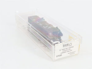 N Scale Micro-Trains 57030 LV Lehigh Valley 33' 2-Bay Hopper 14500 RTR
