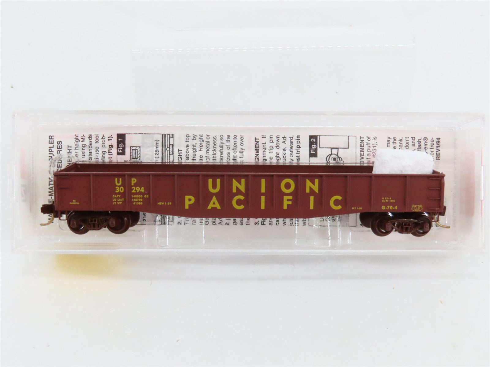 N Scale Micro-Trains 46350 UP Union Pacific 50' Gondola 30294 RTR