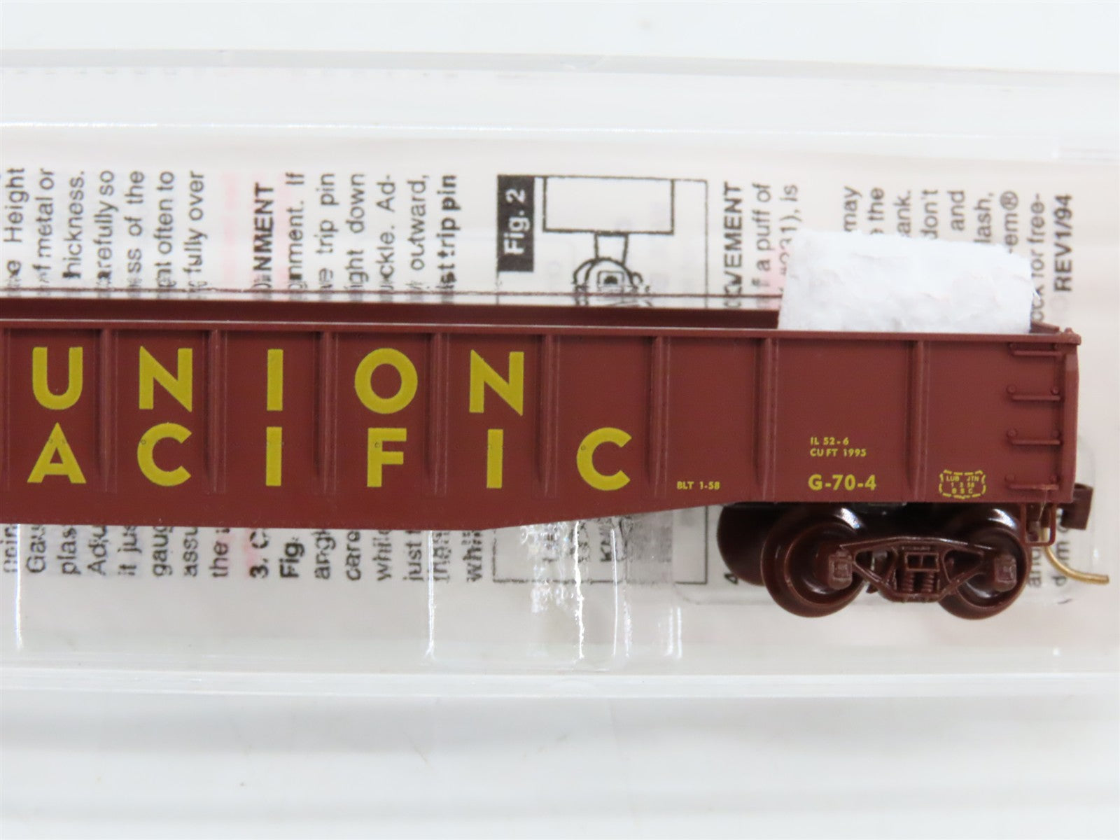 N Scale Micro-Trains 46350 UP Union Pacific 50' Gondola 30294 RTR
