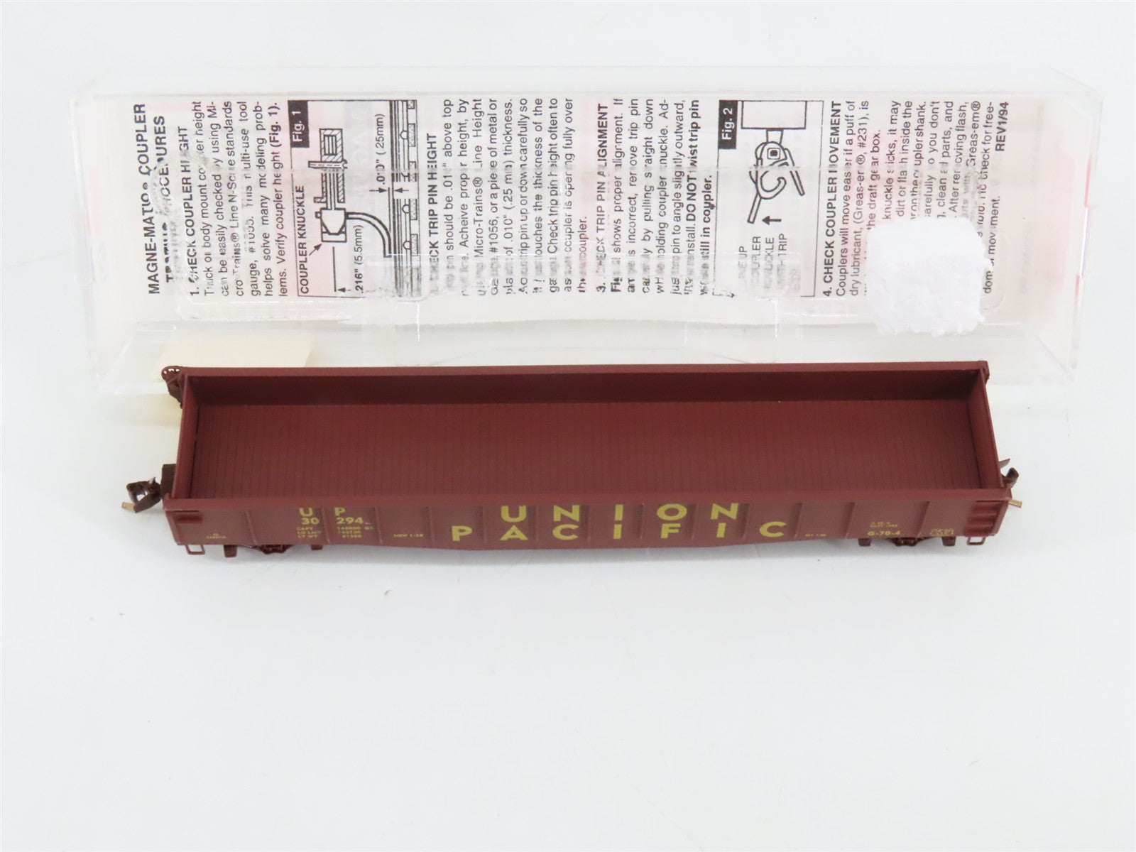 N Scale Micro-Trains 46350 UP Union Pacific 50' Gondola 30294 RTR
