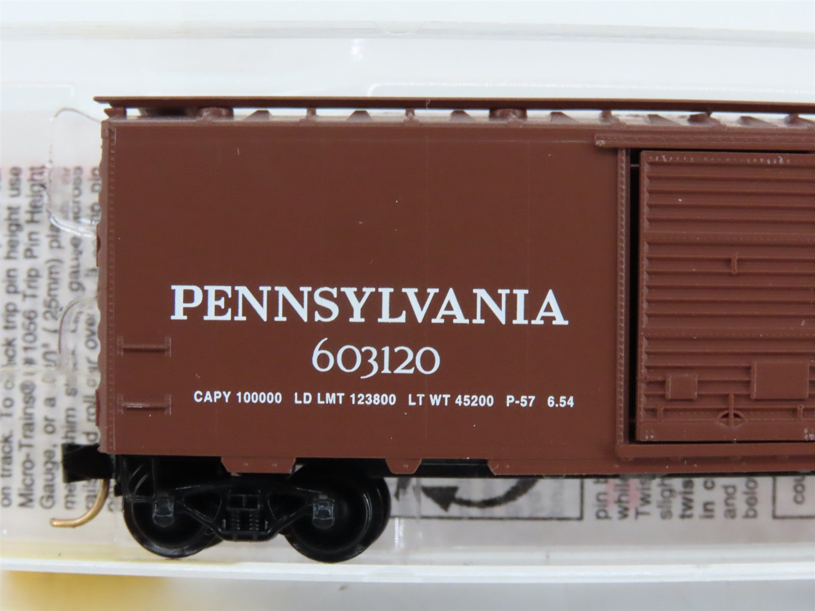 N Scale Micro-Trains 20780/2 PRR Pennsylvania 40' Box Car 603120 RTR
