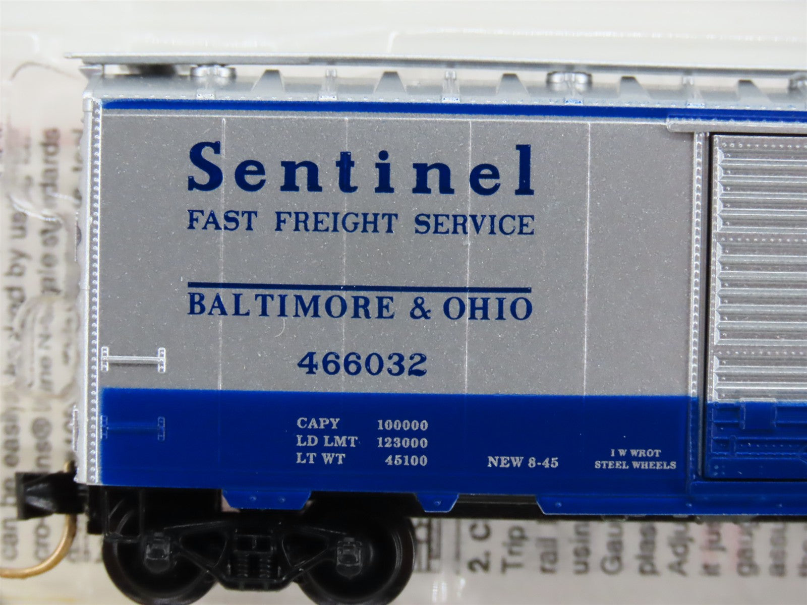 N Scale Micro-Trains 20256 B&O Baltimore & Ohio 