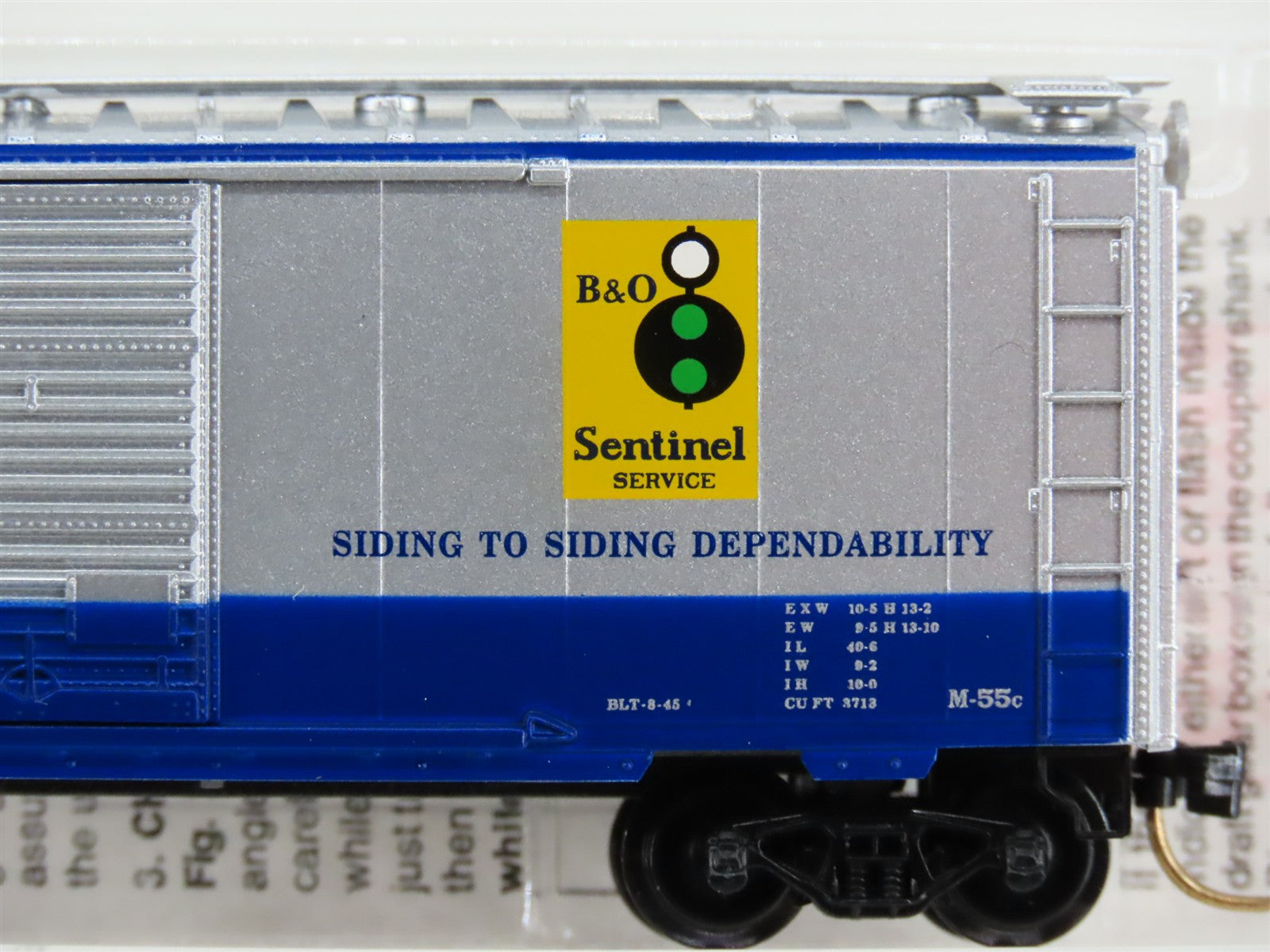 N Scale Micro-Trains 20256 B&O Baltimore & Ohio 
