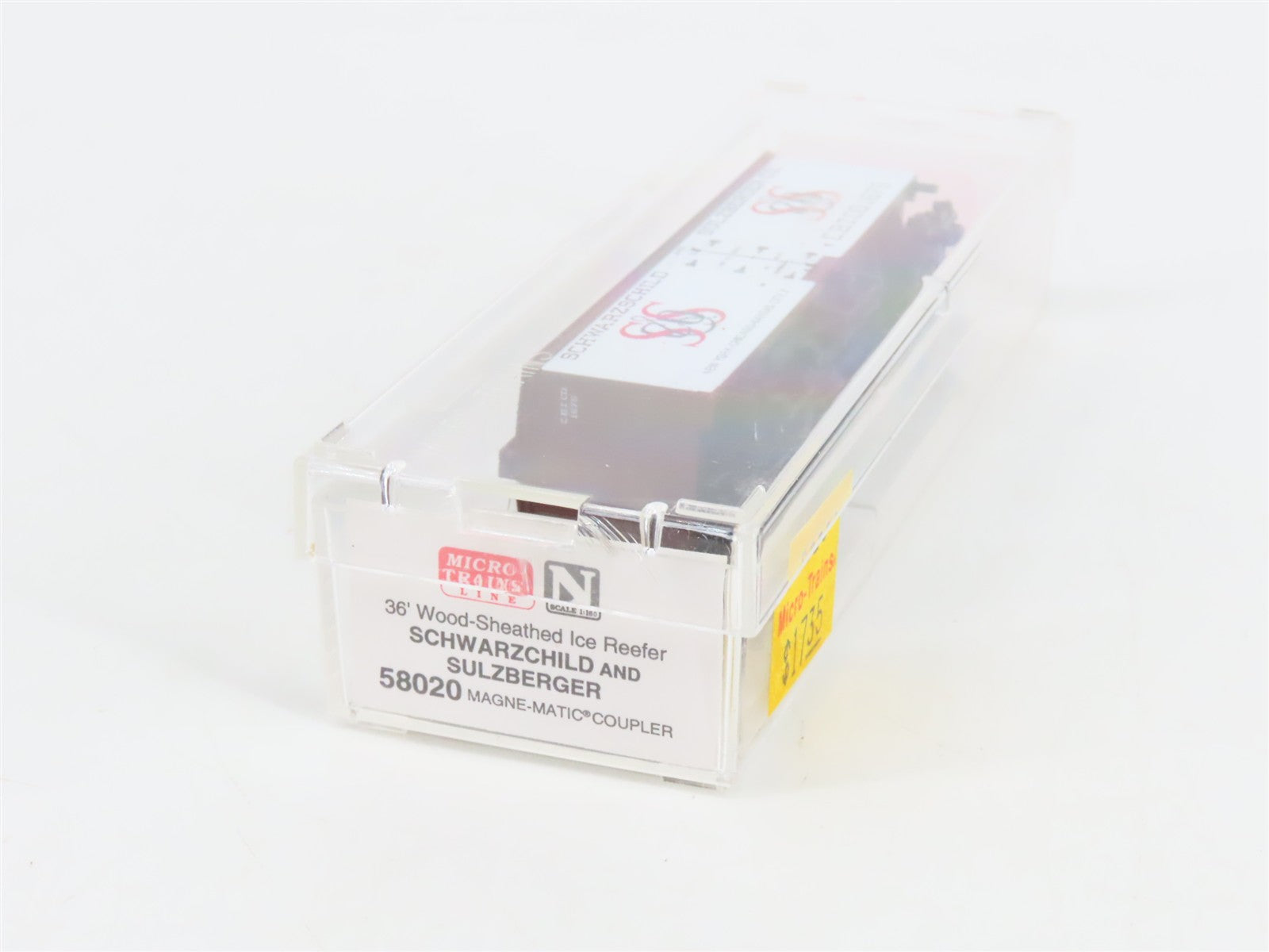 N Scale Micro-Trains 58020 CBT Schwarzchild & Sulzberger 36' Reefer 1675 RTR