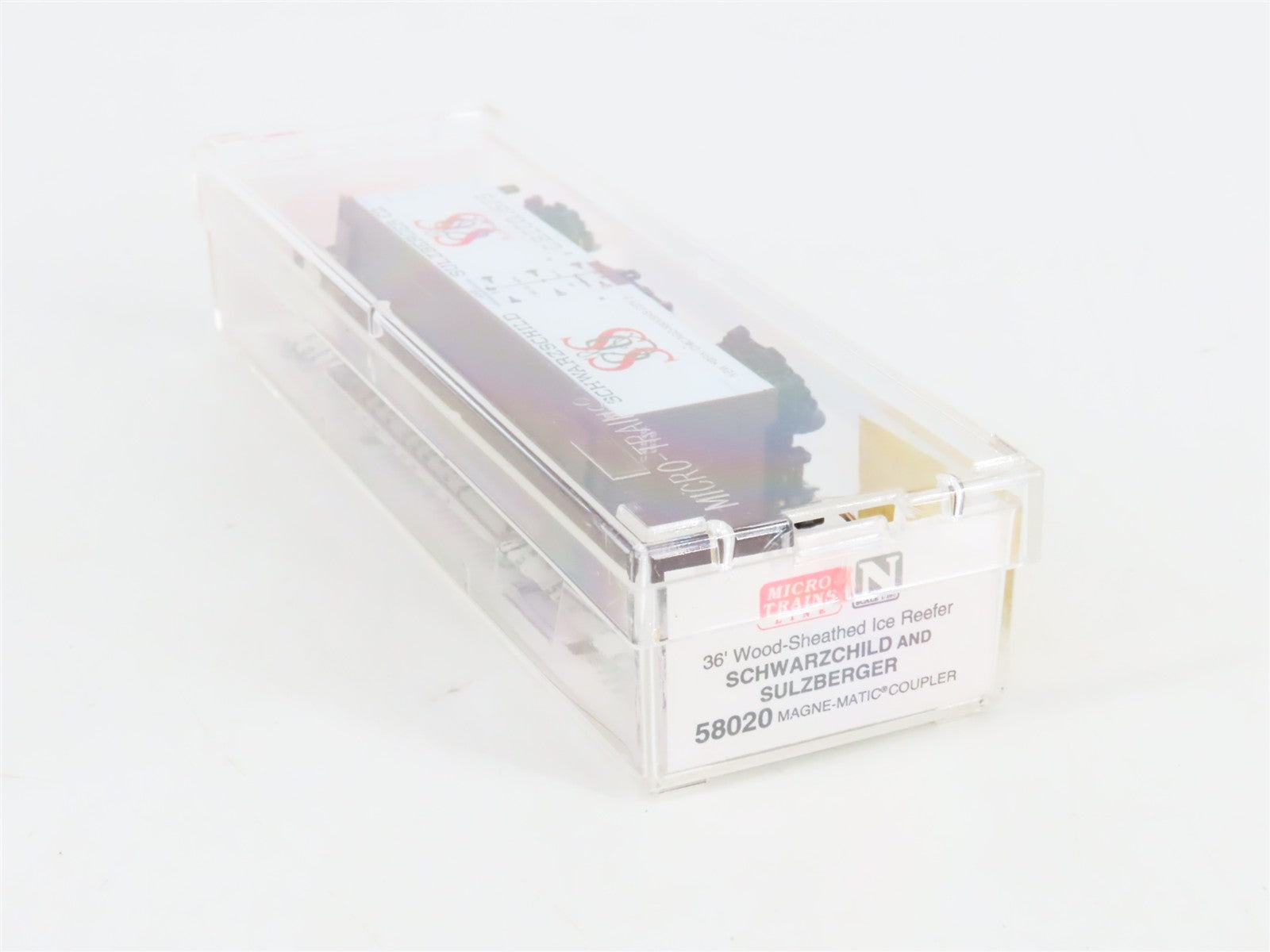 N Scale Micro-Trains 58020 CBT Schwarzchild & Sulzberger 36' Reefer 1675 RTR