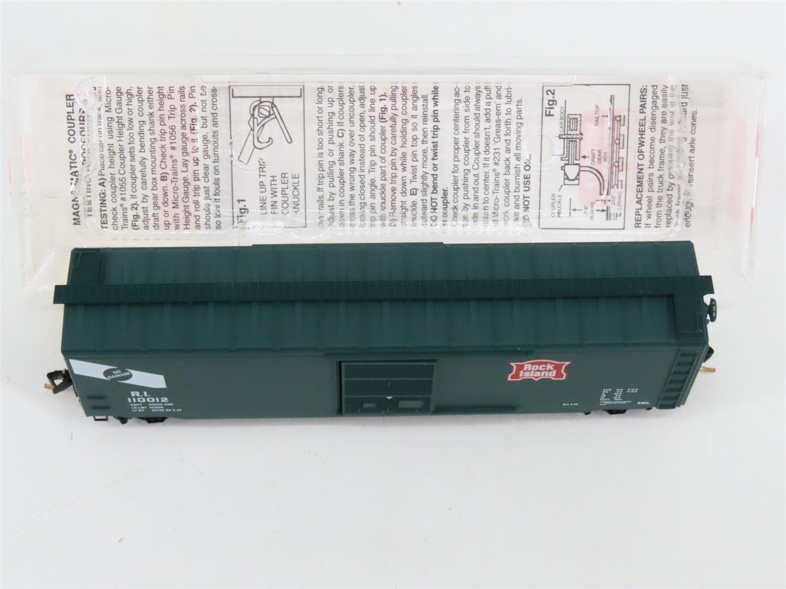 N Scale Micro-Trains 31300 RI Rock Island 50' 50' Standard Box Car 110012 RTR