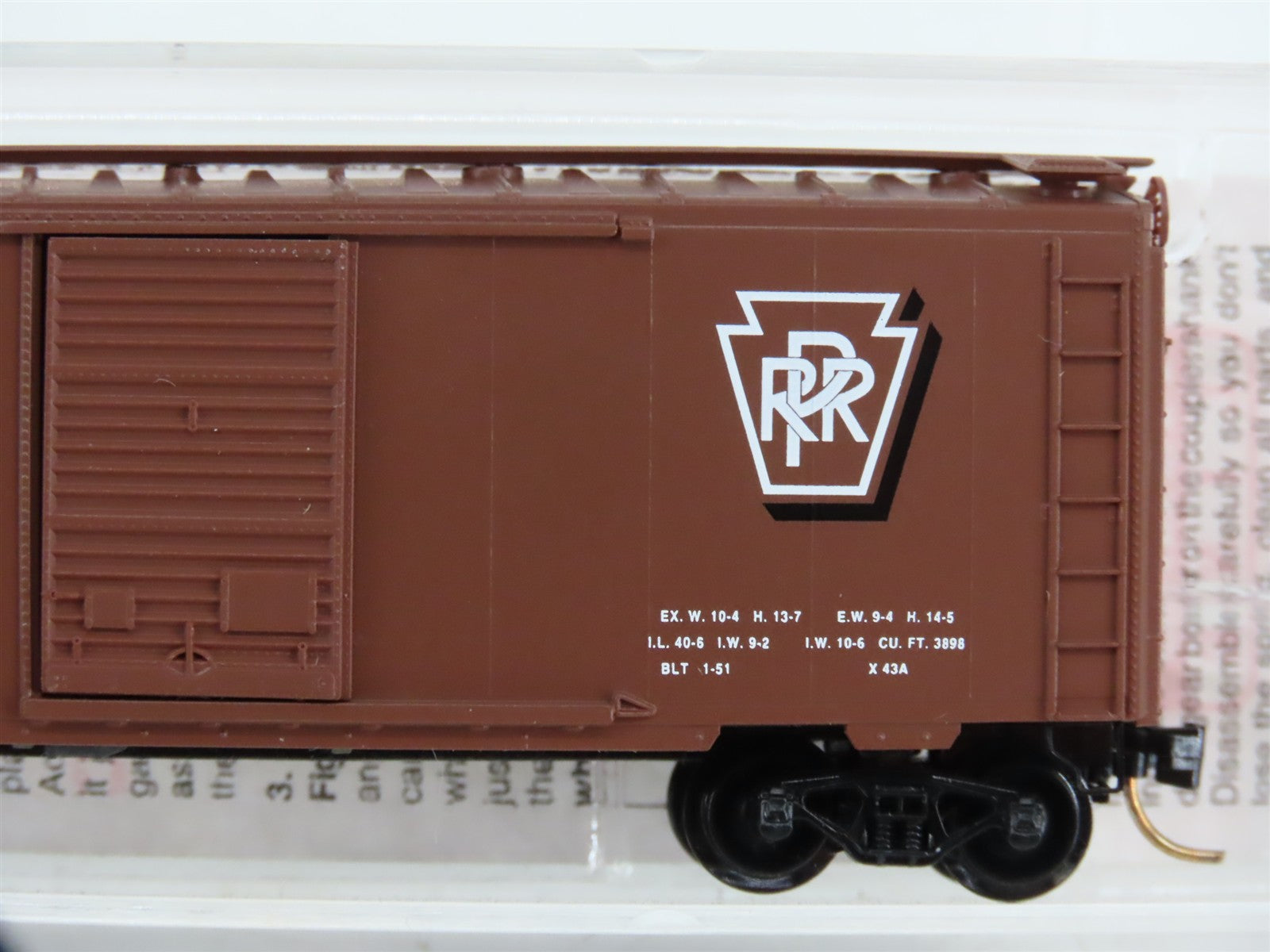 N Scale Micro-Trains 20780/3 PRR Pennsylvania 40' Box Car 603499 RTR