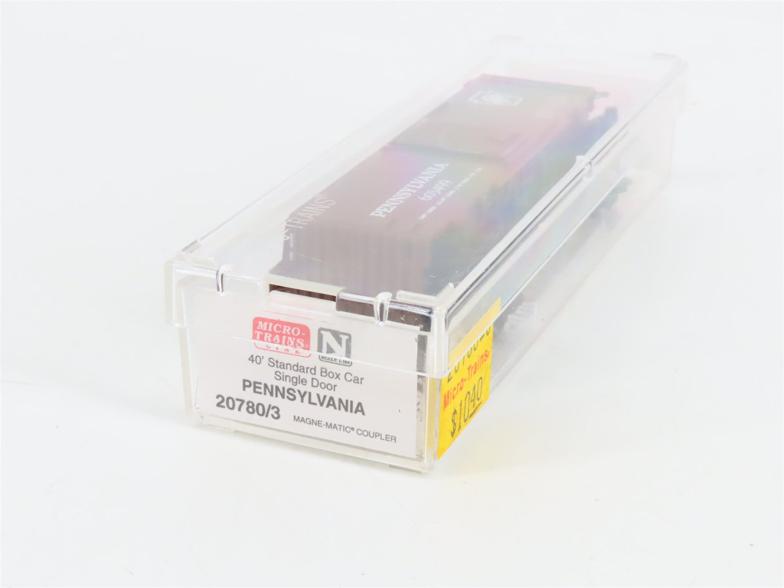 N Scale Micro-Trains 20780/3 PRR Pennsylvania 40' Box Car 603499 RTR