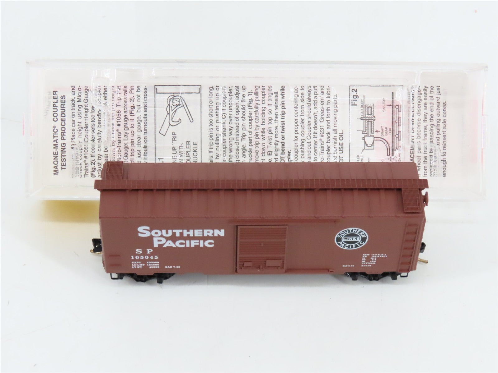 N Scale Micro-Trains 20080 SP Southern Pacific 40' Box Car 105045 RTR