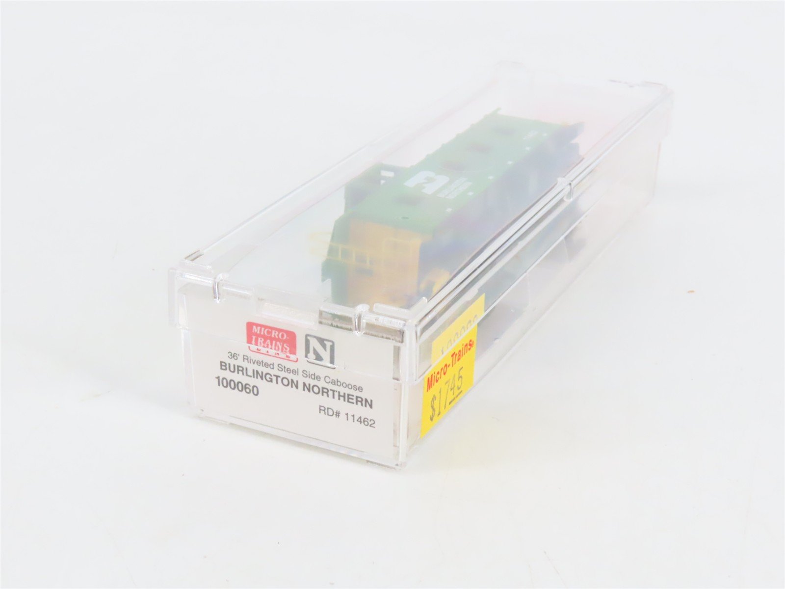 N Scale Micro-Trains 100060 BN Burlington Northern 36' Caboose 11462 RTR