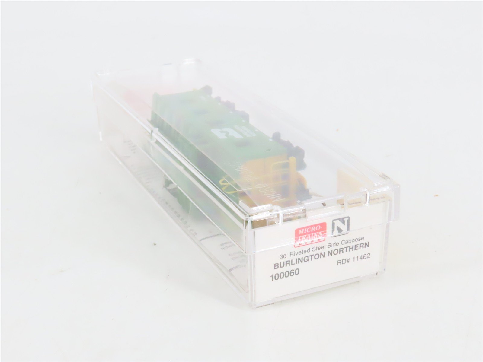 N Scale Micro-Trains 100060 BN Burlington Northern 36' Caboose 11462 RTR