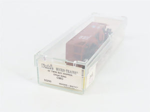 N Scale Micro-Trains 55250 CMO Chicago & North Western 33' 2-Bay Hopper #50199