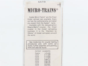 N Scale Micro-Trains 45160 WM Western Maryland 50' Fishbelly Flat Car 2551 RTR