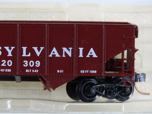 N Scale BLW/Kadee Special Run BLW-52 PRR Pennsylvania 2-Bay Open Hopper #220309