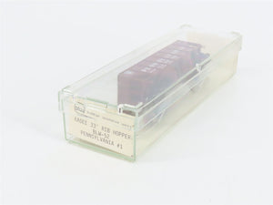 N Scale BLW/Kadee Special Run BLW-52 PRR Pennsylvania 2-Bay Open Hopper #220309