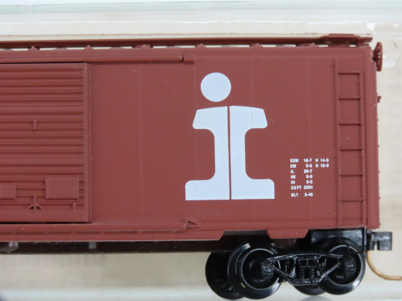N Scale BLW Kadee Special Run BLW-42 IC Illinois Central 40' Box Car #22095