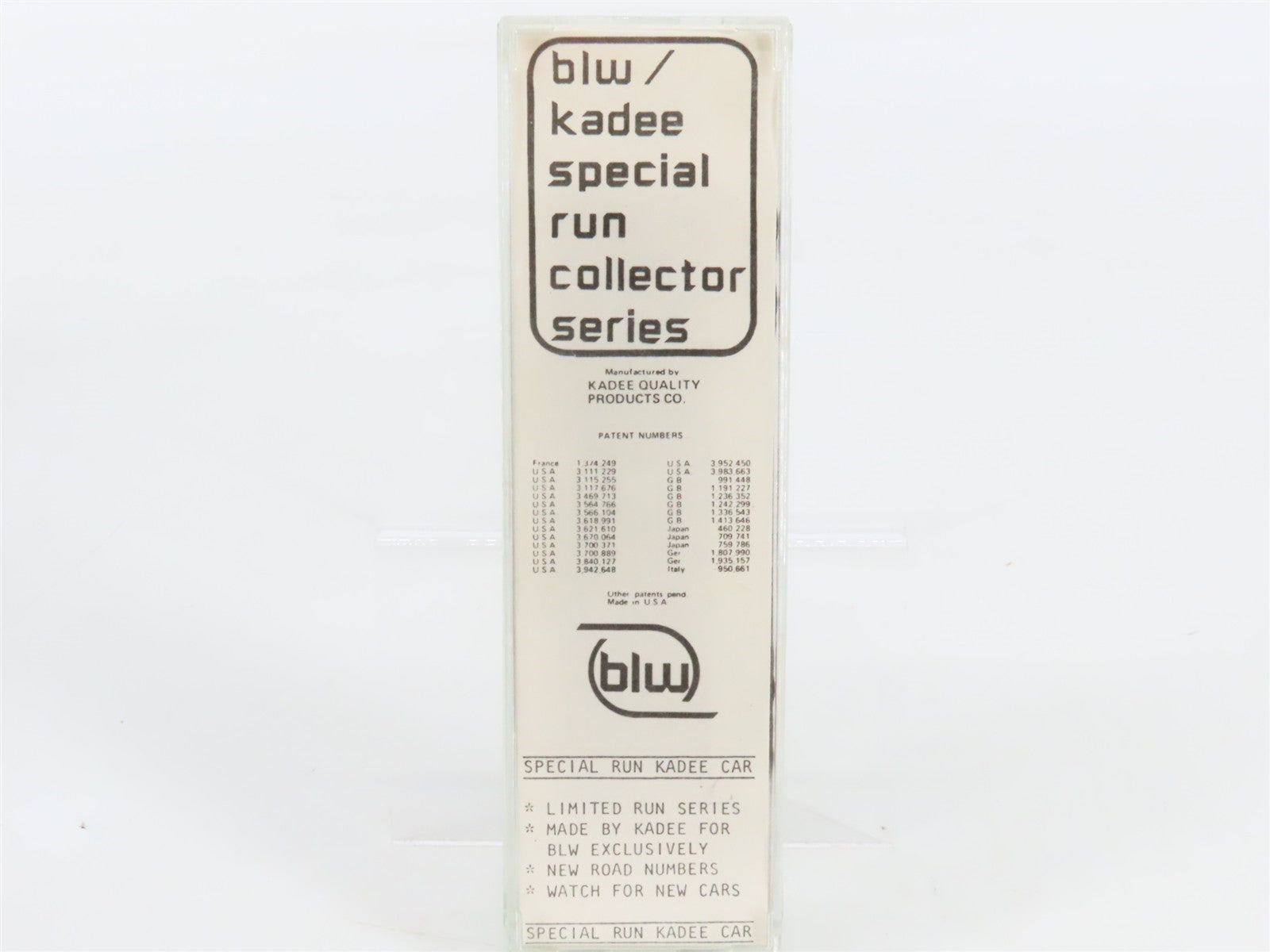 N Scale BLW Kadee Special Run BLW-42 IC Illinois Central 40' Box Car #22095