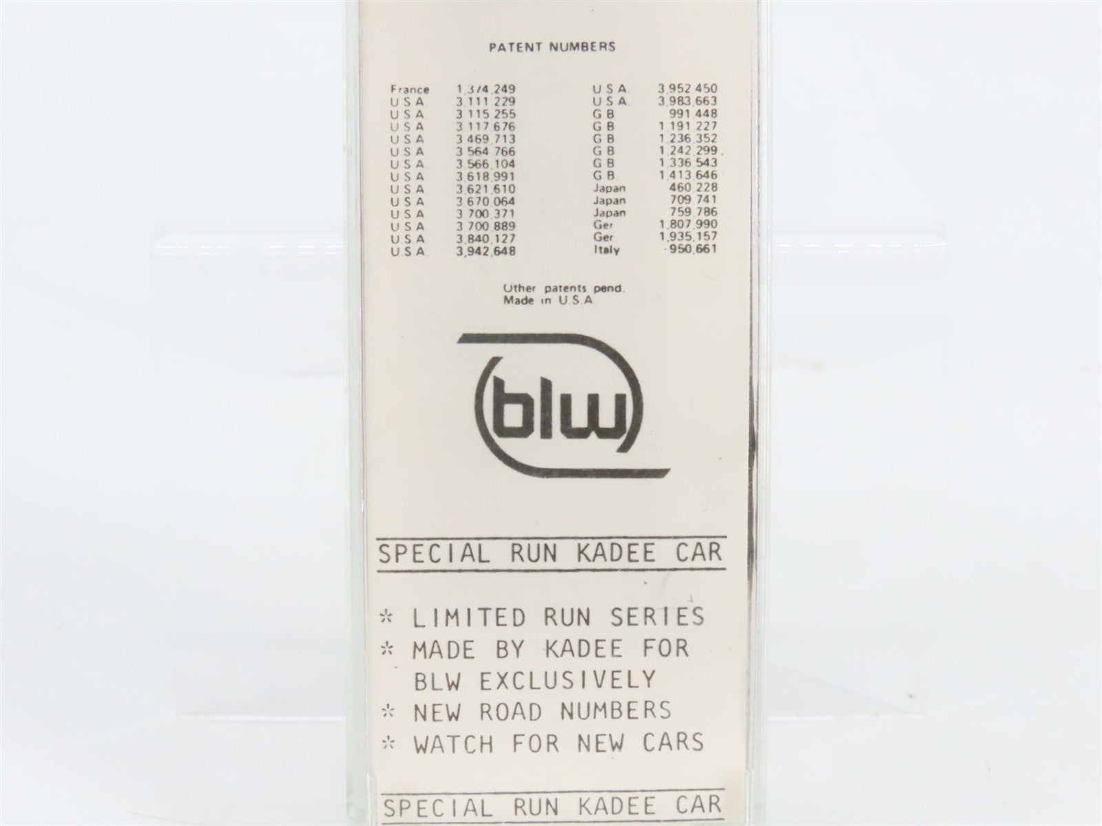 N Scale BLW Kadee Special Run BLW-42 IC Illinois Central 40' Box Car #22095