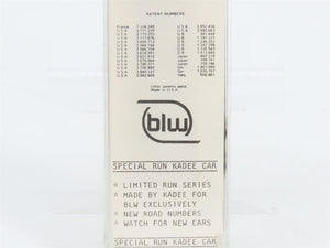 N Scale BLW Kadee Special Run BLW-42 IC Illinois Central 40' Box Car #22095